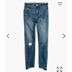 Madewell High Rise Drop Step-Hem Jeans